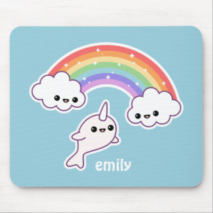 Tapis De Souris Flying Narwhal