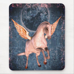 Tapis De Souris Flying Pegasus Horse Imaginaire Art