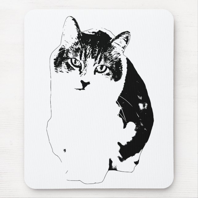 Tapis De Souris Focus Moderne Doux (Devant)