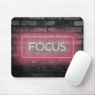 Tapis De Souris FOCUS Pink Neon Sign Pad Souris
