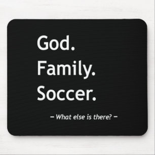 Tapis De Souris Foi chrétienne Christianisme Dieu Famille Football