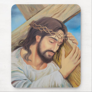 Tapis De Souris Foi chrétienne Jésus Christ