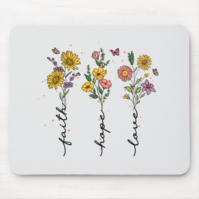Tapis De Souris Foi-Espoir-Amour (Devant)