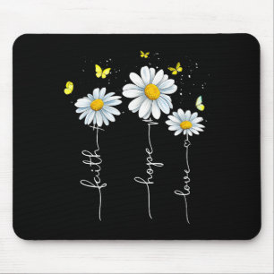 Tapis De Souris Foi Espoir Amour Jésus Croix Chrétienne Dieu Foi F