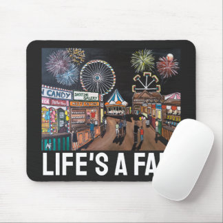 Tapis De Souris Foire de nuit peinture par Alfred Fox