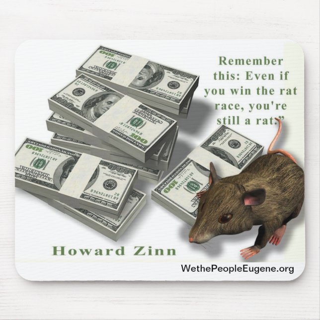 Tapis De Souris Foire d'empoigne, Howard Zinn (Devant)