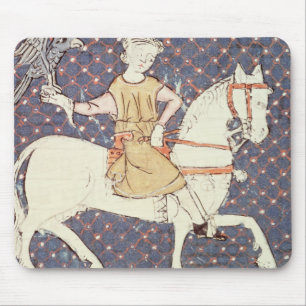 Tapis De Souris Fol.58v peut : Fauconnerie