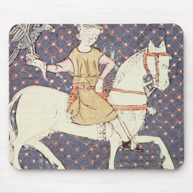 Tapis De Souris Fol.58v peut : Fauconnerie (Devant)