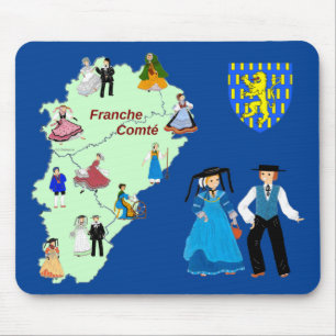 Tapis De Souris Folklore de Franche-Comté, France