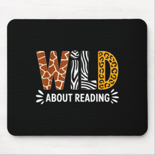 Tapis De Souris Folle de lecture livre animal livre pour enfants