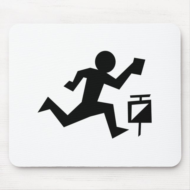 Tapis De Souris Fonctionnement d'homme (Devant)