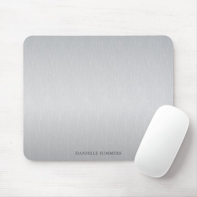 Tapis De Souris Fond gris clair personnalisé  (Avec souris)
