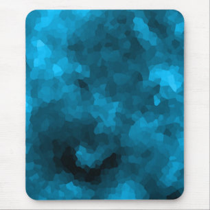 Tapis De Souris Fond polygonal abstrait bleu