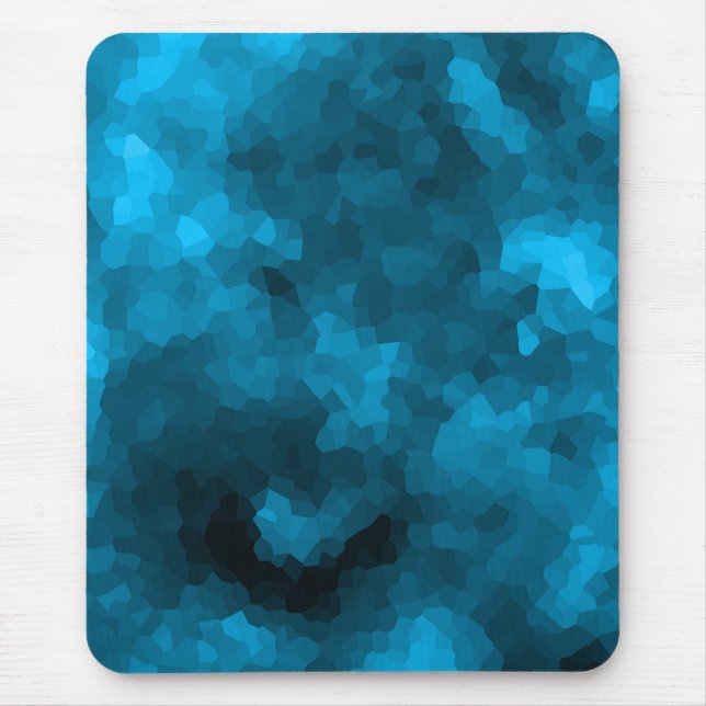 Tapis De Souris Fond polygonal abstrait bleu (Devant)