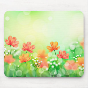 Tapis De Souris Fond printanier flou réaliste-52374