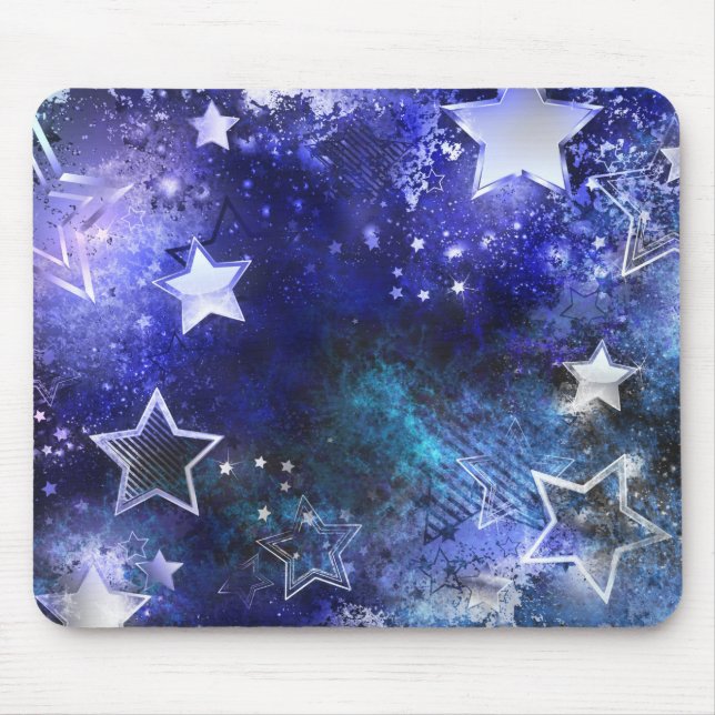Tapis De Souris Fond spatial avec étoiles (Devant)