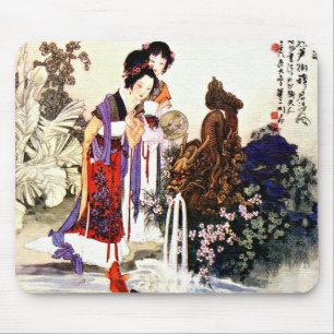 Tapis De Souris Fontaine de dragon - Pad de souris