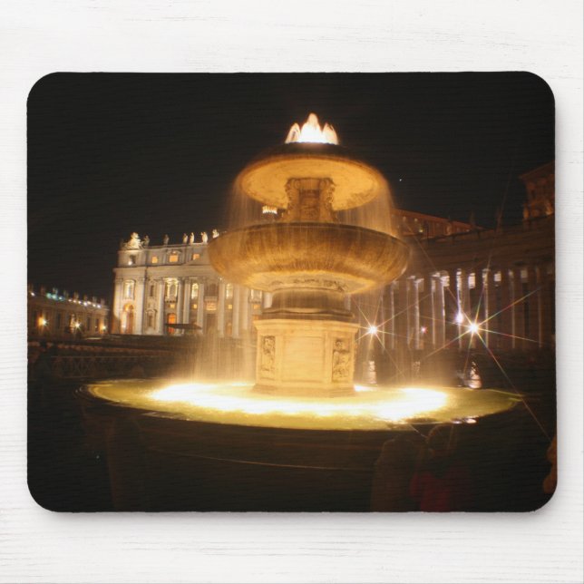 Tapis De Souris Fontaines de Vatican, Bernini (Devant)