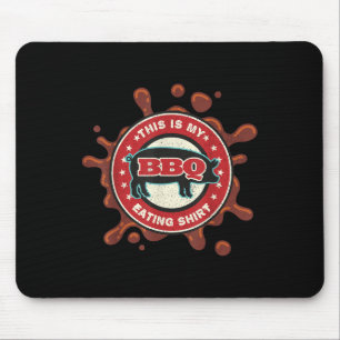 Tapis De Souris Foodie Drôle Viande Bbq Drôle - Voici Mon Bbq Eati