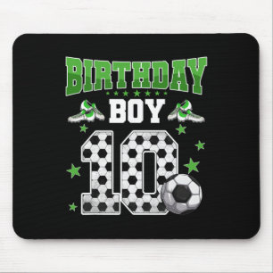 Tapis De Souris Football 10e anniversaire garçon 10 ans sport 10 a