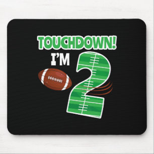 Tapis De Souris Football 2e Anniversaire Joueur Joueur Jeu Lover É