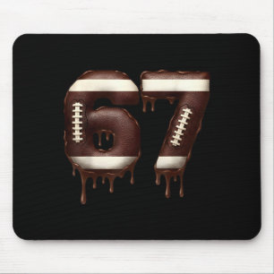 Tapis De Souris Football 67 Drôle Six Sept 6 7 Mème