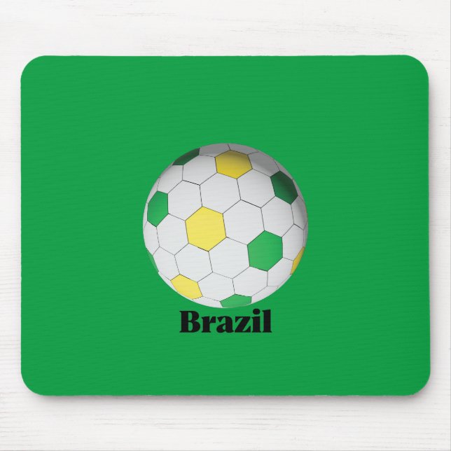 Tapis De Souris Football Brésil (Devant)