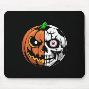 Tapis De Souris Football Byll Citrouille Crâne Halloween Footbyll