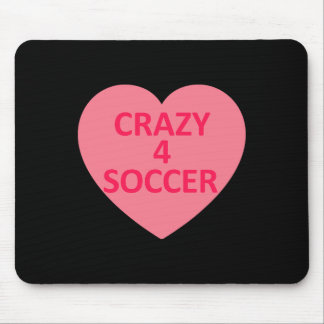 Tapis De Souris Football - Cœur Amour Saint Valentin Personnalisé
