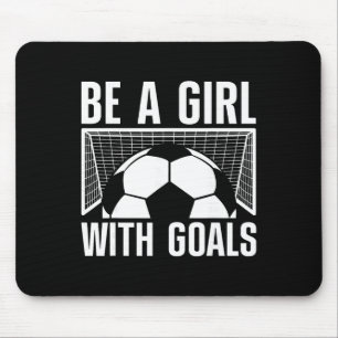 Tapis De Souris Football Cool Pour Femmes Filles Amoureux De Footb