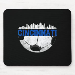 Tapis De Souris Football de Cincinnati dévasté Cincy nati 