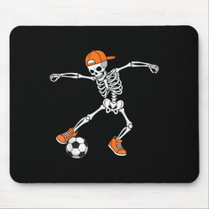 Tapis De Souris Football de squelette de Halloween Football Trick