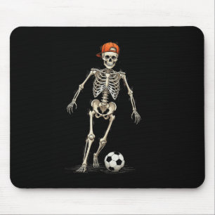 Tapis De Souris Football de squelette Halloween drôle épouvantable