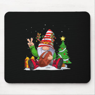 Tapis De Souris Football d'hiver Gnome Noël pour les garçons