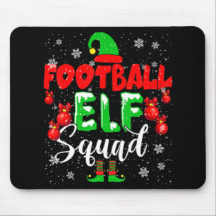 Tapis De Souris Football ELF Squad Amusement Noël ELF Football Jou