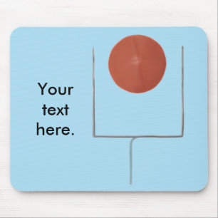 Tapis De Souris Football faisant l'objectif, Mousepads