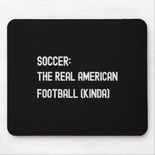 Tapis De Souris Football Footbyll Drôle Fan Américain Joue Jeu Bla