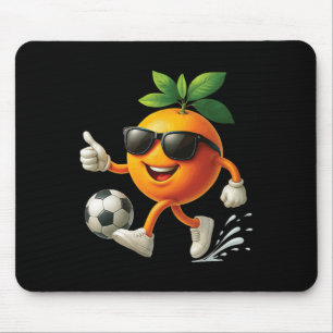 Tapis De Souris Football Orange