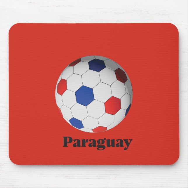 Tapis De Souris Football Paraguayen (Devant)