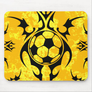 Tapis De Souris football. tribal.