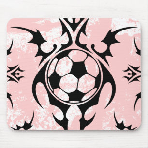 Tapis De Souris football. tribal.