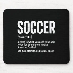 Tapis De Souris Football Un Jeu Dans Lequel Il Faut Pouvoir Courir