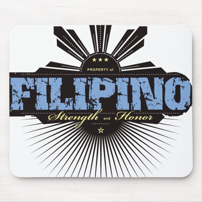 Tapis De Souris Force philippine et Ho - bleu (Devant)