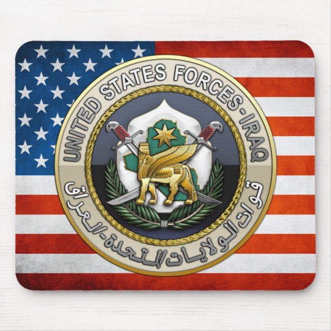 Tapis De Souris Forces américaines - Irak (Devant)