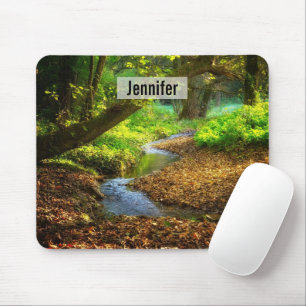Tapis De Souris Forest Creek Belle nature Paysage Photo