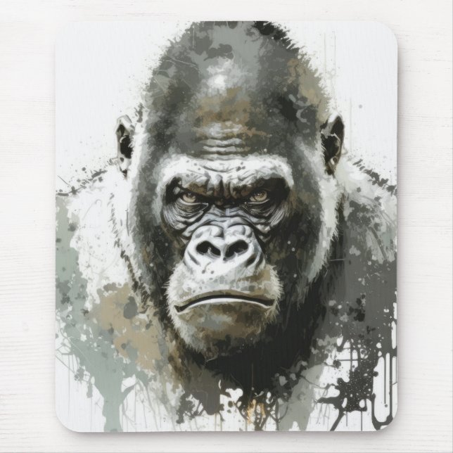 Tapis De Souris Forêt animalière de la Pinède de Gorilla (Devant)