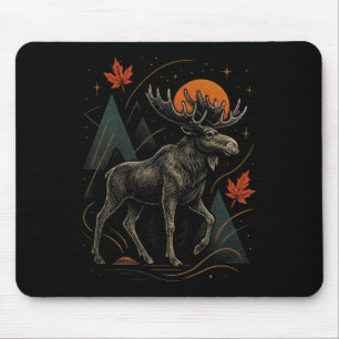 Tapis De Souris Forêt d'aventure de nature sauvage d'automne d'ori