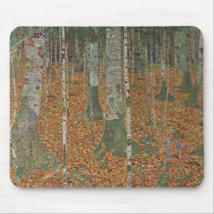 Tapis De Souris Forêt de bouleaux par Gustav Klimt, Art Nouveau vi