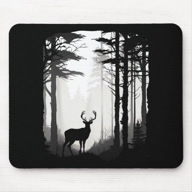 Tapis De Souris Forêt de cerfs faune (Devant)