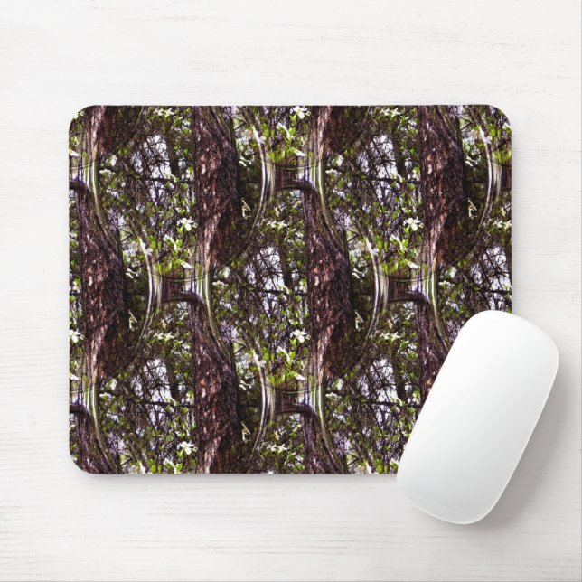 Tapis De Souris Forêt de Dogwoods.... (Avec souris)